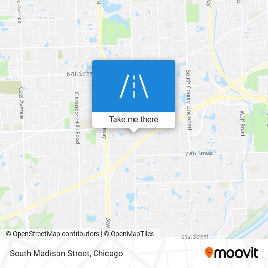 South Madison Street map