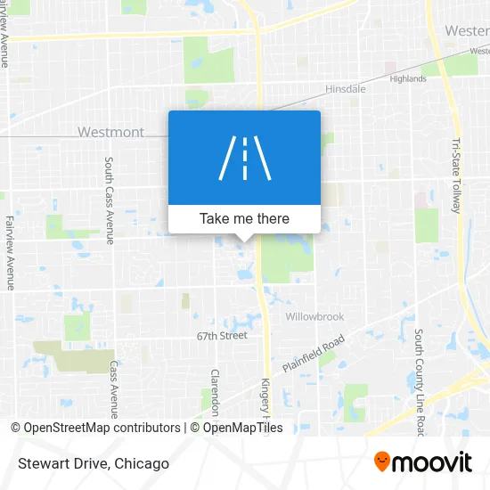Stewart Drive map