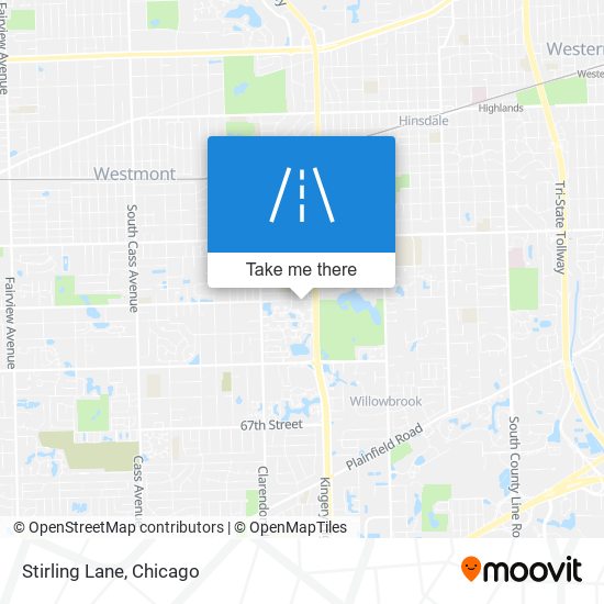 Mapa de Stirling Lane