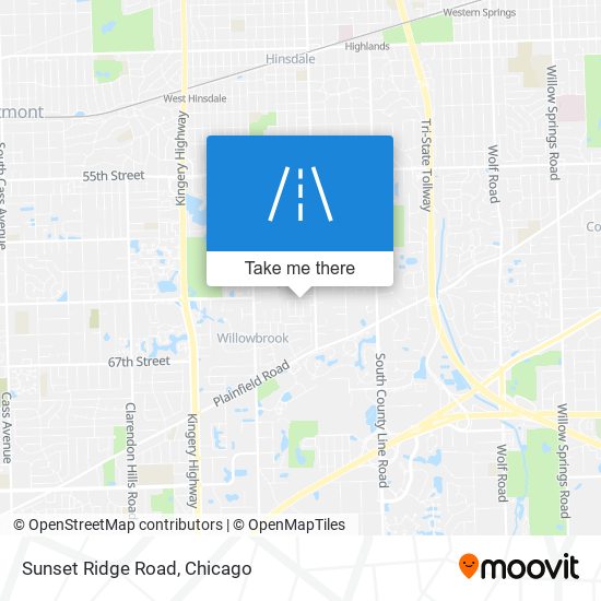 Mapa de Sunset Ridge Road