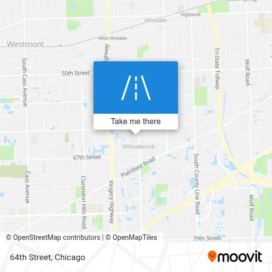 64th Street map