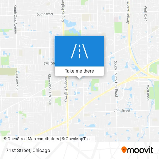 71st Street map