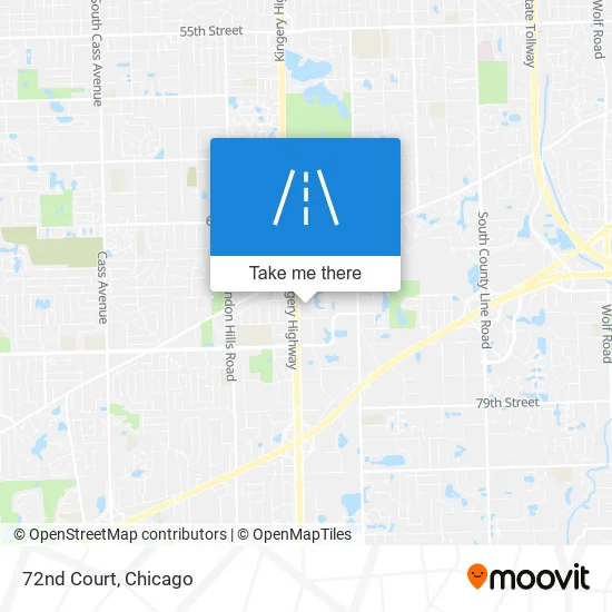 72nd Court map