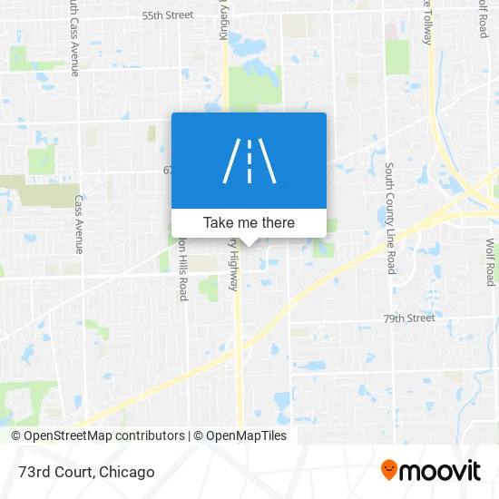 73rd Court map