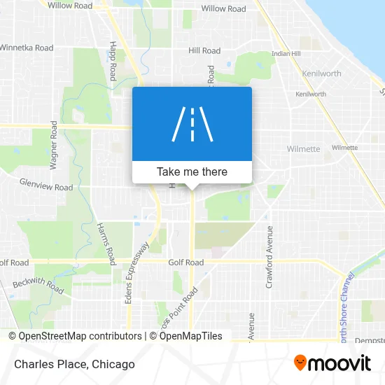 Charles Place map