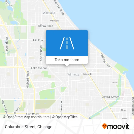 Columbus Street map