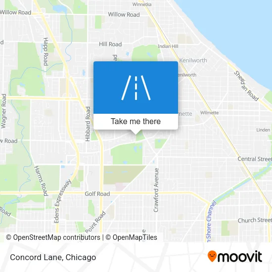 Concord Lane map