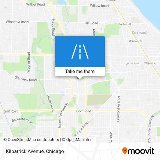 Kilpatrick Avenue map