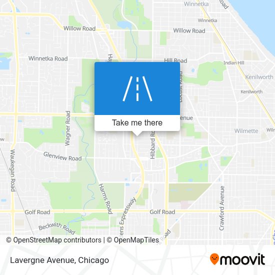 Mapa de Lavergne Avenue