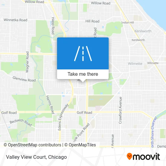 Valley View Court map