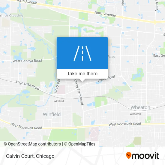 Calvin Court map