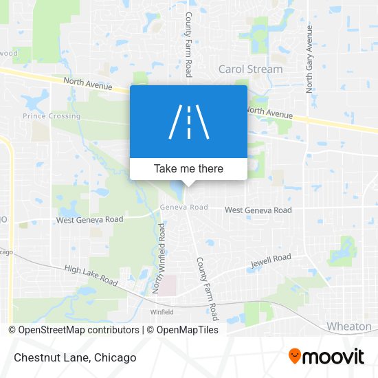 Mapa de Chestnut Lane
