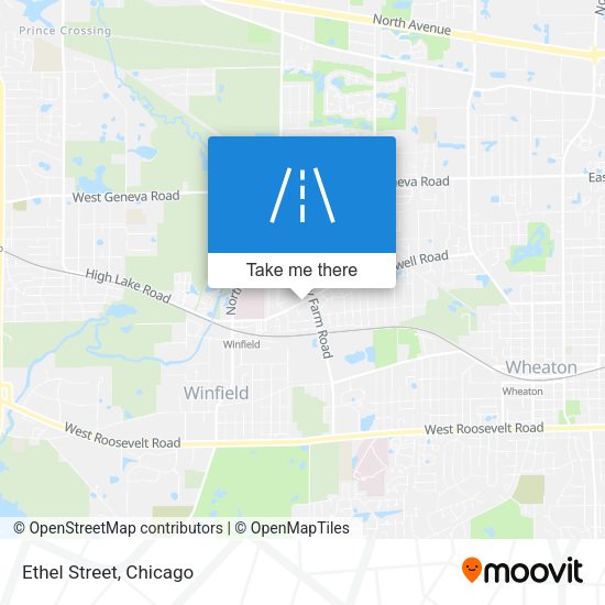 Mapa de Ethel Street