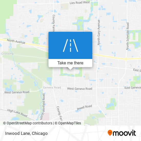 Inwood Lane map