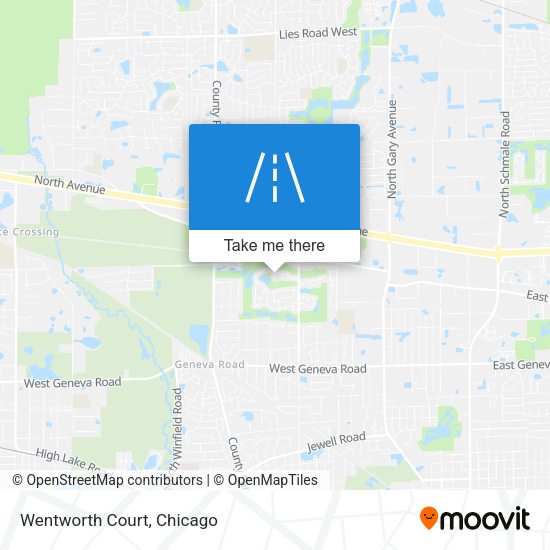 Mapa de Wentworth Court