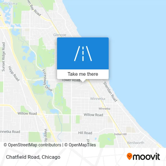 Chatfield Road map