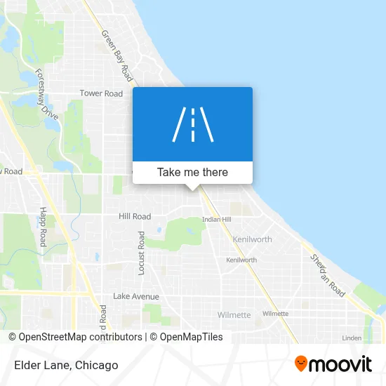 Elder Lane map
