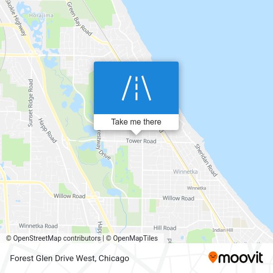 Mapa de Forest Glen Drive West