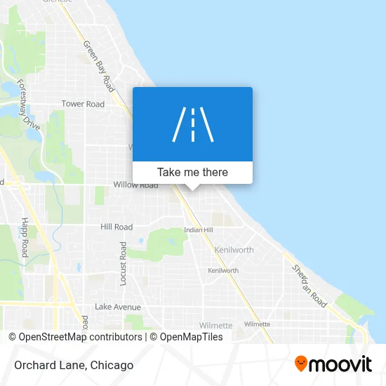 Orchard Lane map