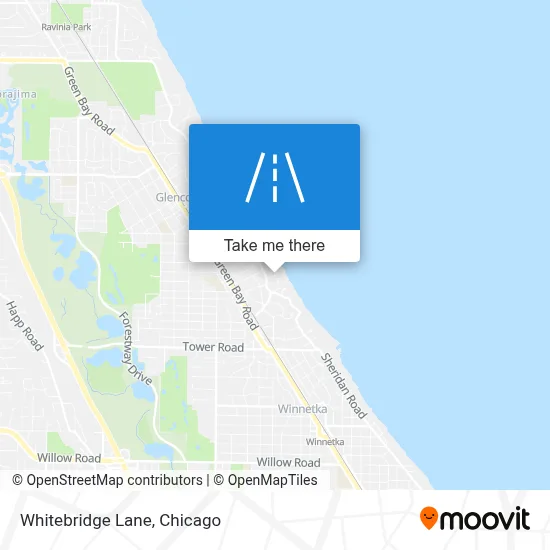 Whitebridge Lane map