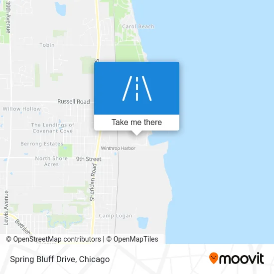 Spring Bluff Drive map