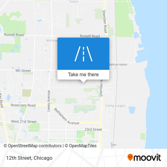 Mapa de 12th Street