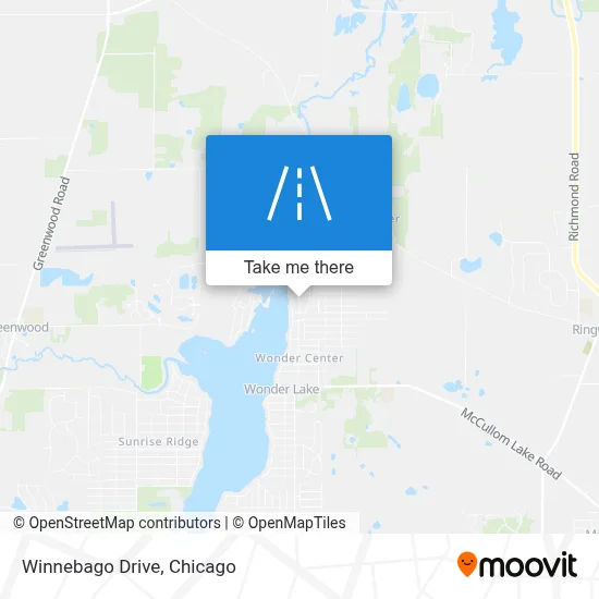 Winnebago Drive map