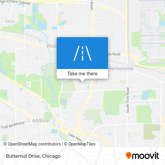Butternut Drive map