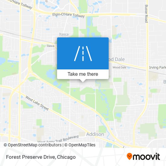 Forest Preserve Drive map