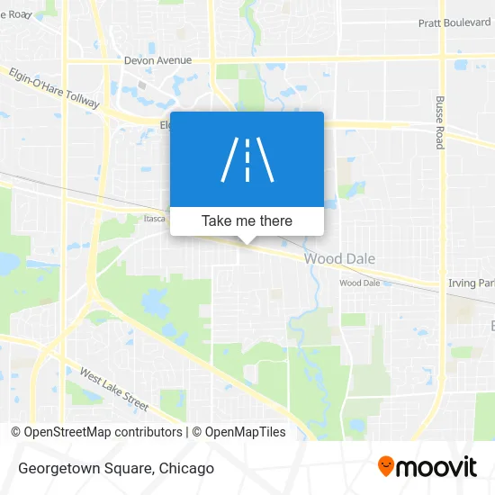 Georgetown Square map