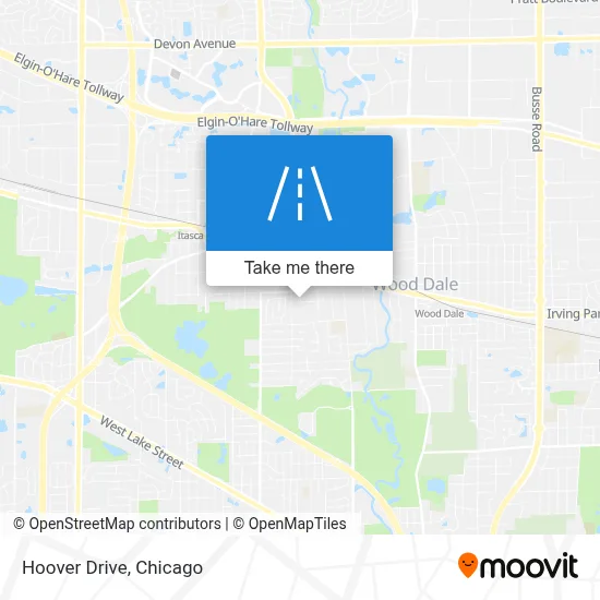 Hoover Drive map