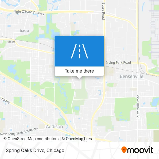 Spring Oaks Drive map