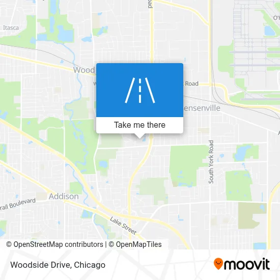 Woodside Drive map