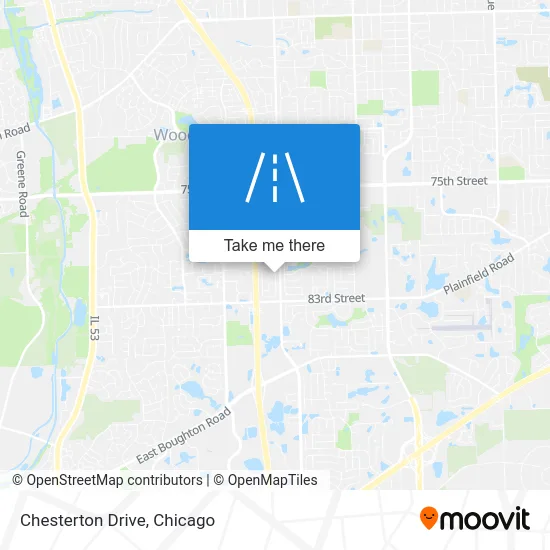 Chesterton Drive map