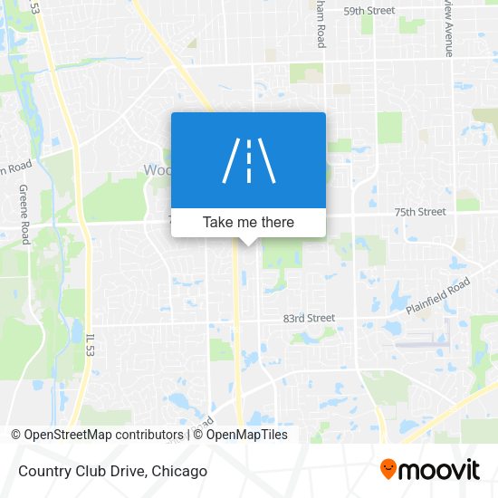 Country Club Drive map