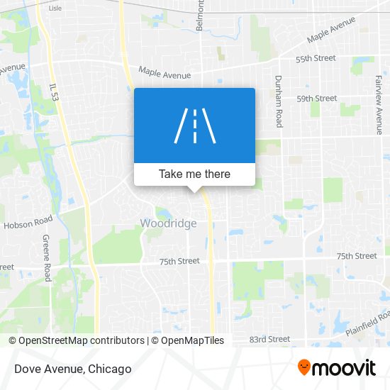 Dove Avenue map