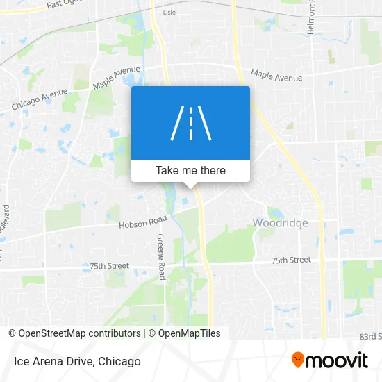 Ice Arena Drive map