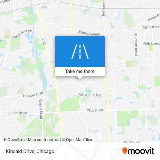 Kincaid Drive map