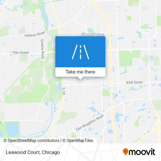 Leawood Court map