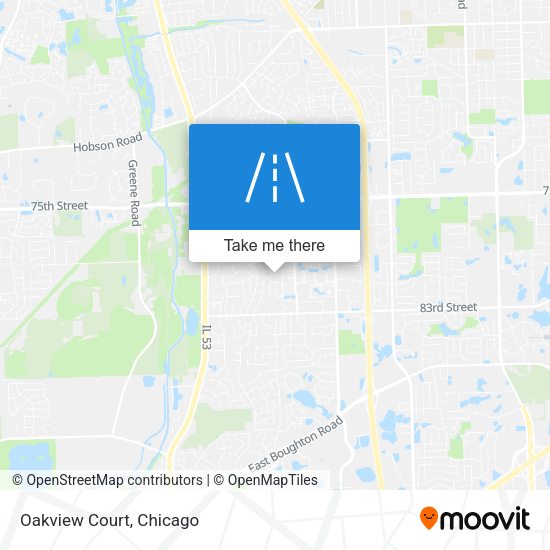 Mapa de Oakview Court