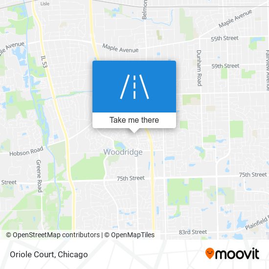 Oriole Court map