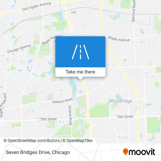 Mapa de Seven Bridges Drive