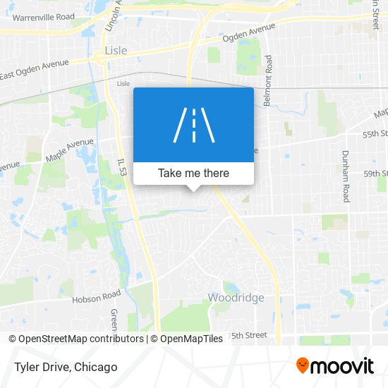 Tyler Drive map