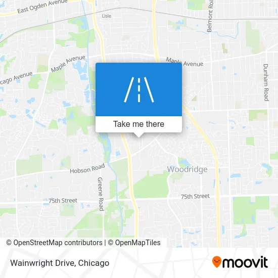 Wainwright Drive map