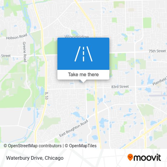 Mapa de Waterbury Drive