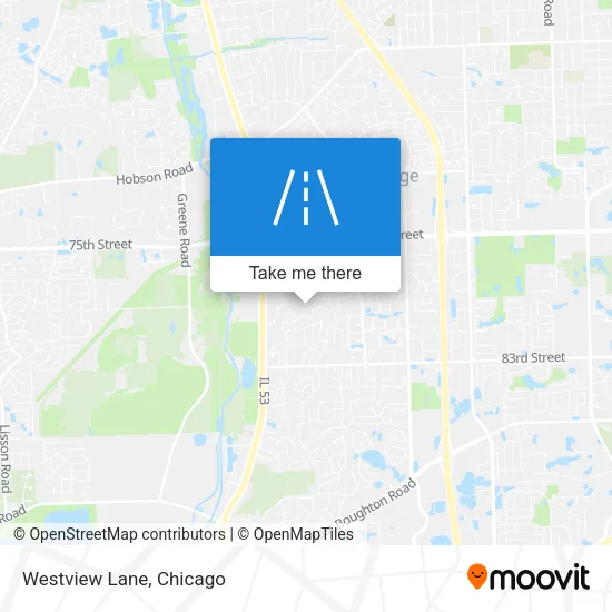 Westview Lane map
