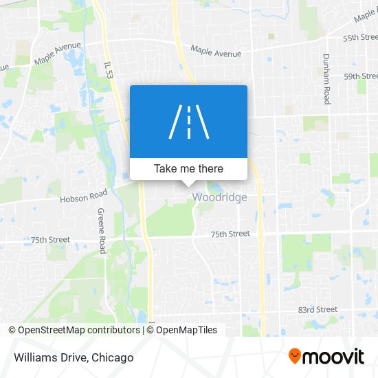 Williams Drive map