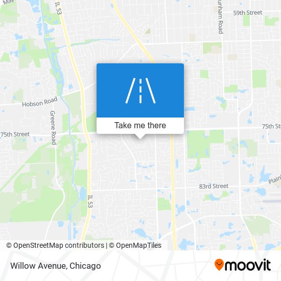 Willow Avenue map