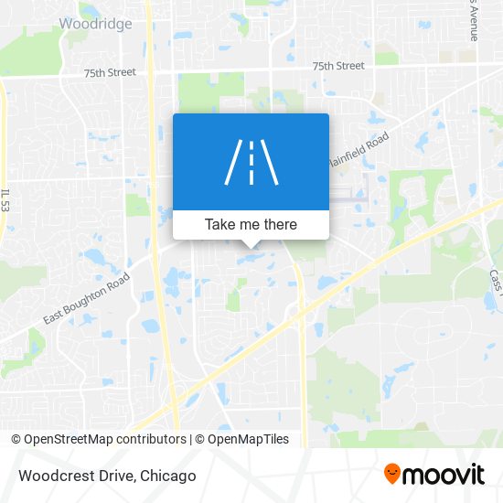 Woodcrest Drive map