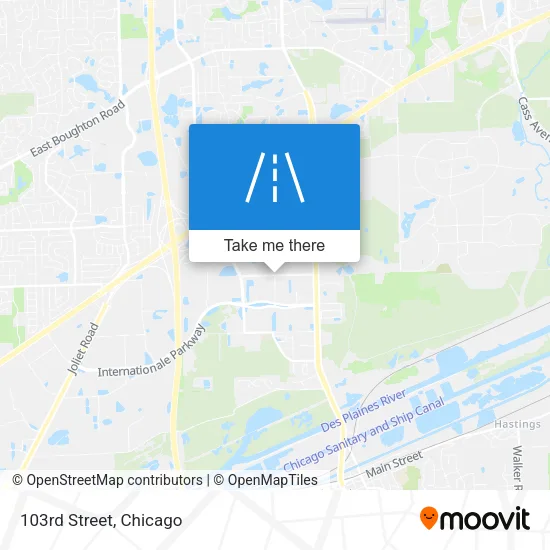 103rd Street map